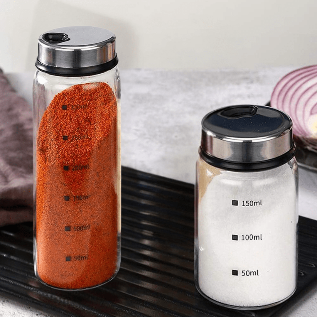 Stainless Steel Multi-Use Storage Dispenser with Adjustable Pours