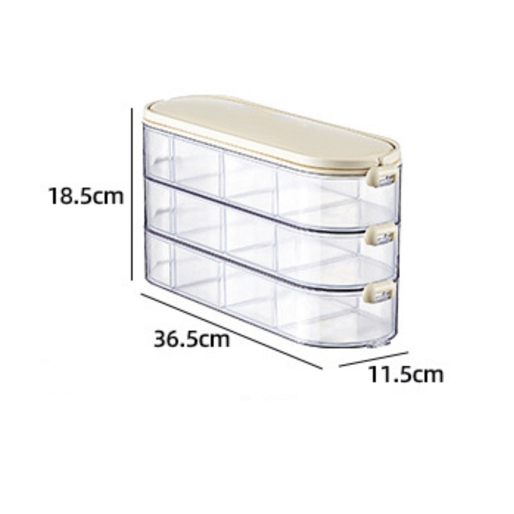 Transparent Seasoning Storage Box with Handle