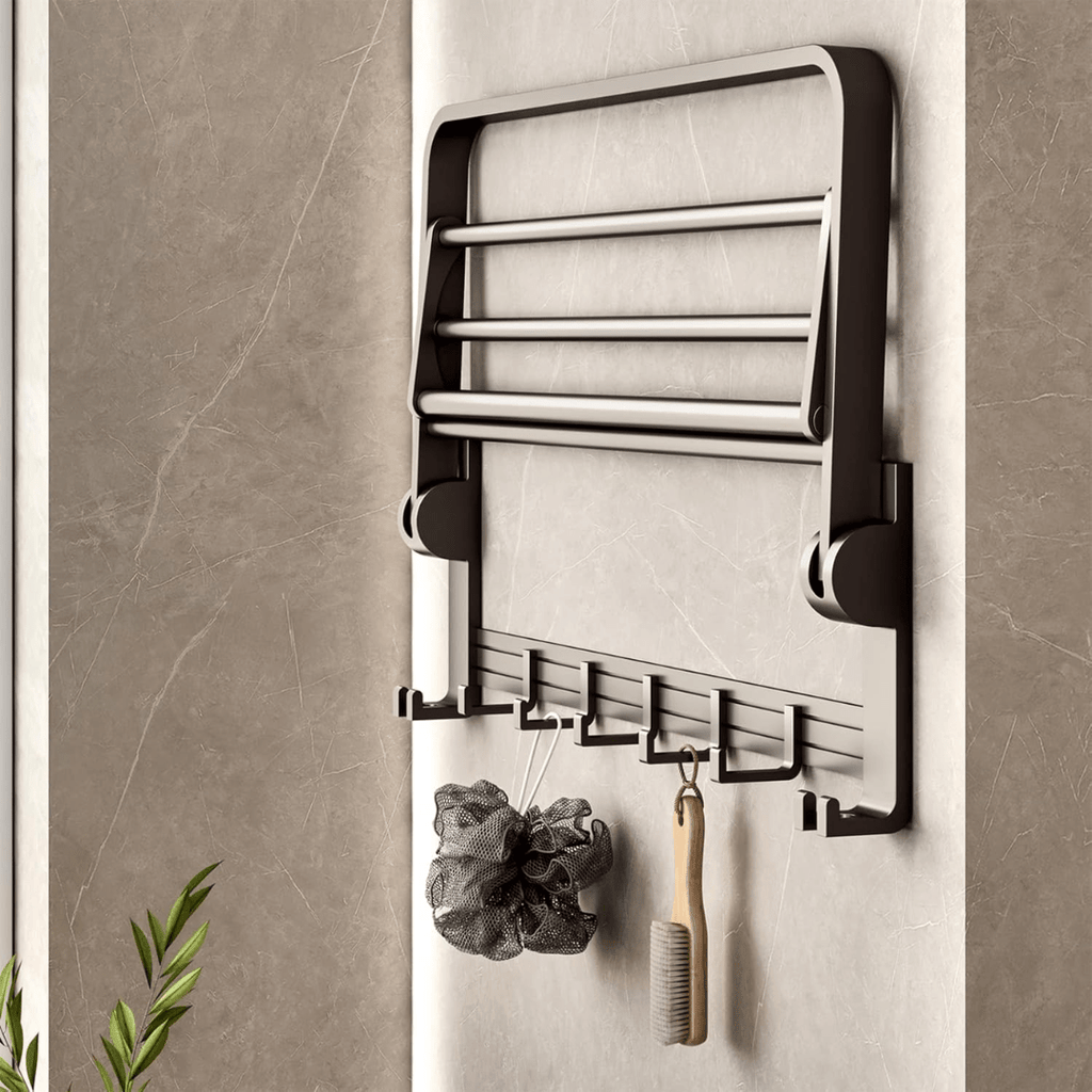 Wall-Mounted Towel Organizer