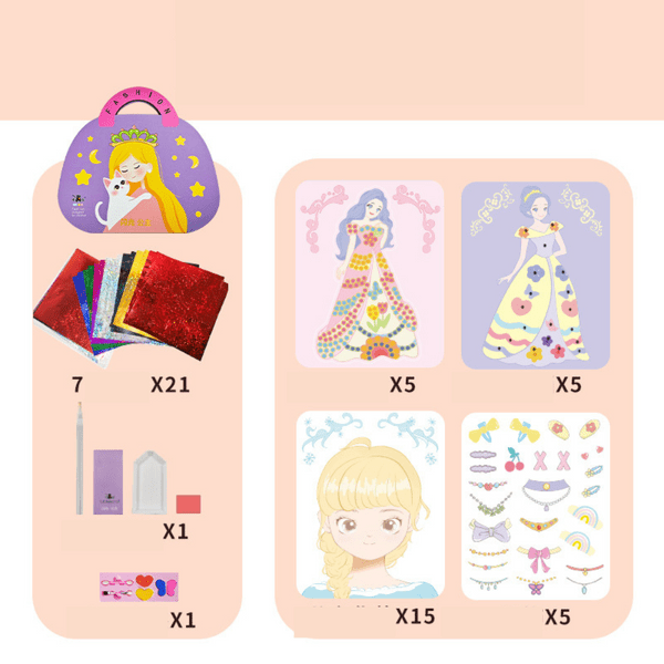 3-in-1 Beauty Makeover Toy Set