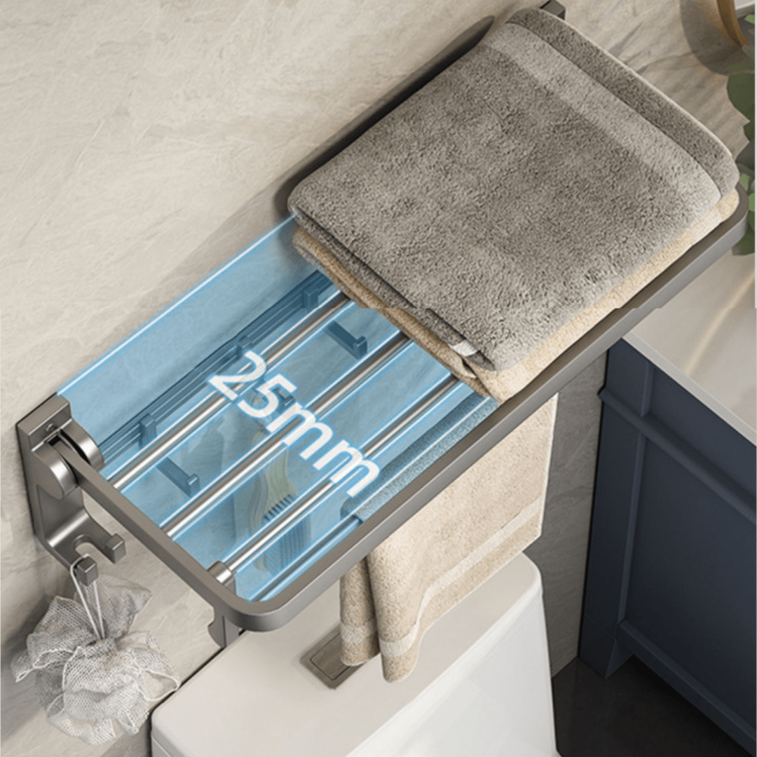Wall-Mounted Towel Organizer