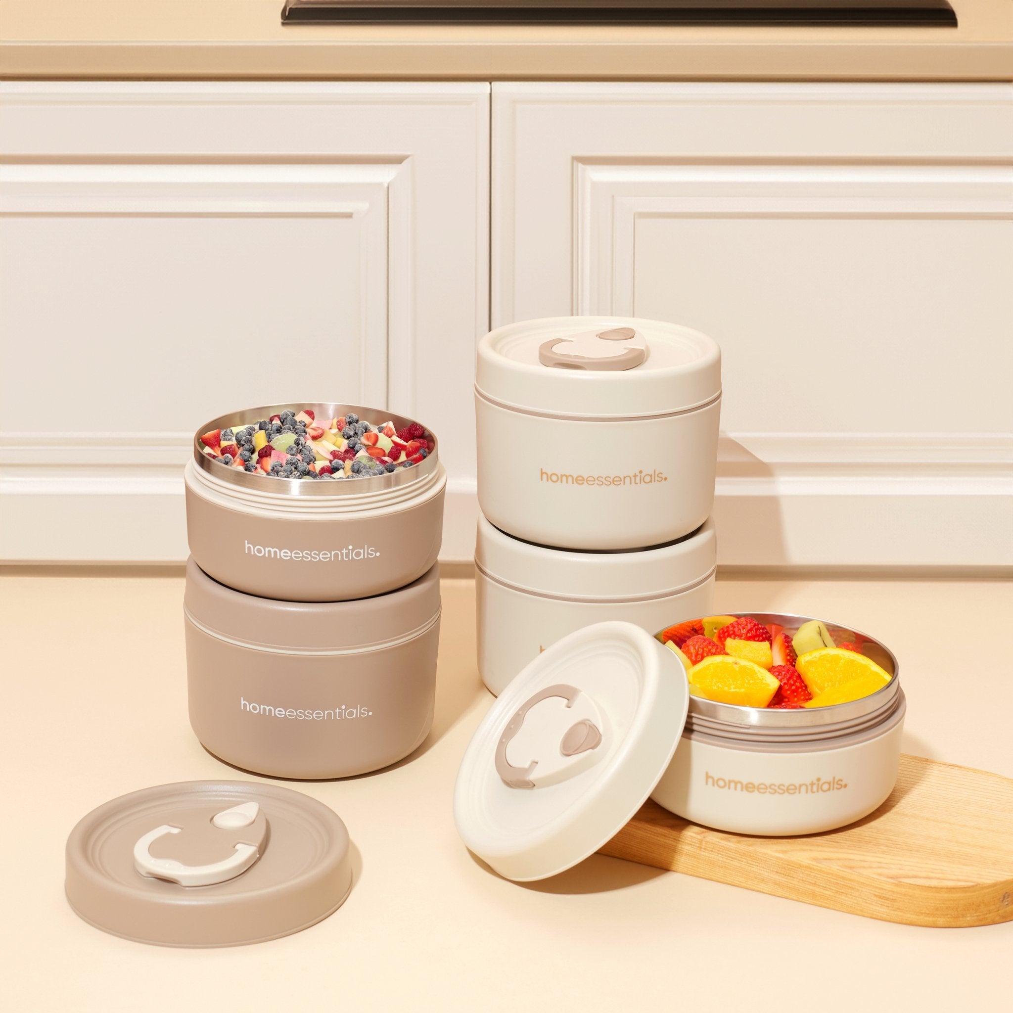 4 Pcs Portable Insulated Lunch Container Set with Bag