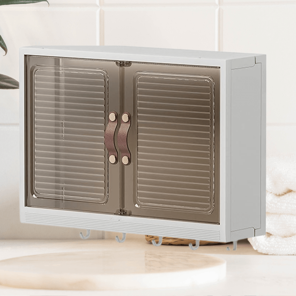 Bathroom Wall Hanging Shelf Storage Cabinet (45cm)