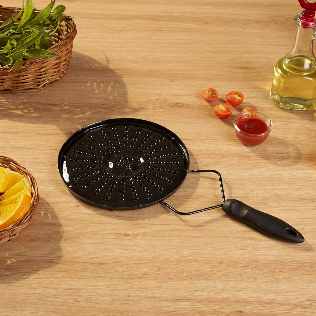 Thermal Anti-Burn Black Cooking Plate