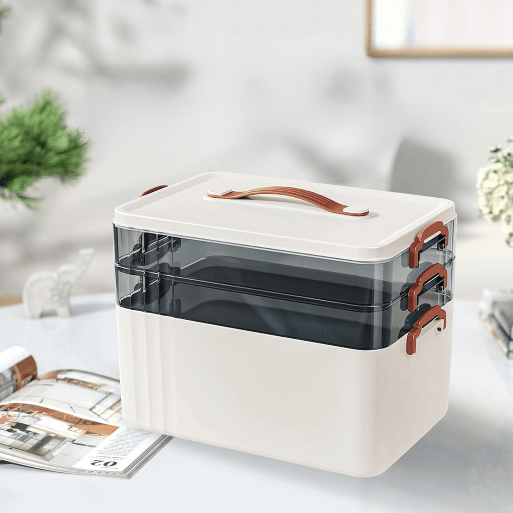 3-Tier Multi-Purpose Medicine Storage Organizer