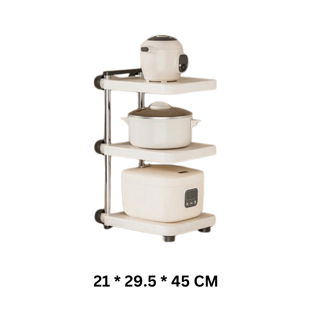 Adjustable Multi-Tier Kitchen Organizer Rack
