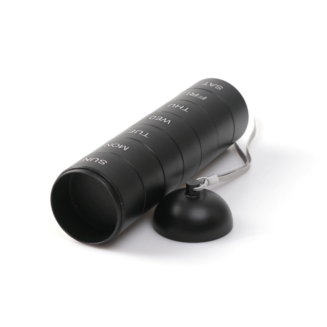 Aluminum Weekly Stackable 7-Day Medicine Container