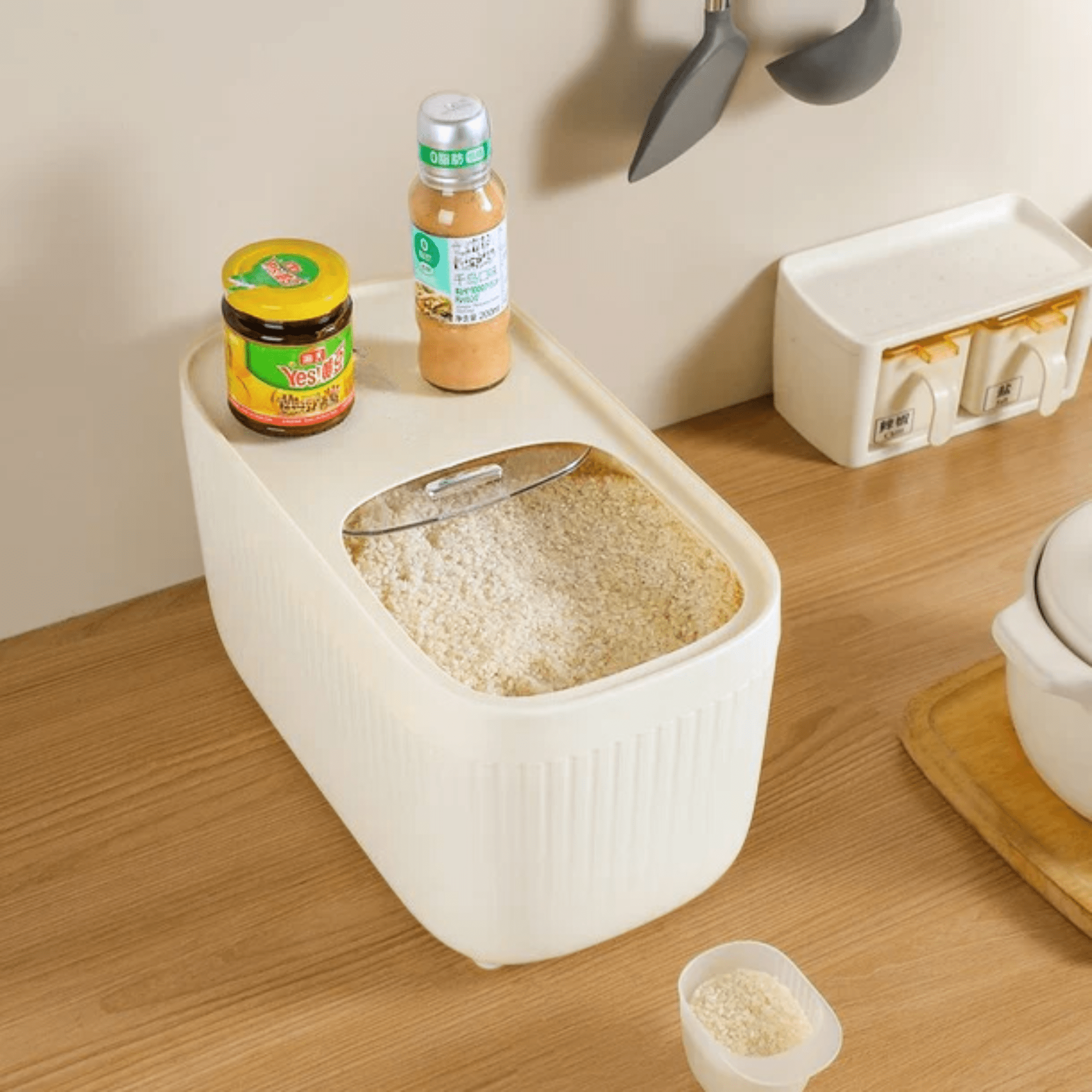 Airtight Large Capacity Rice Storage Container (10KG)