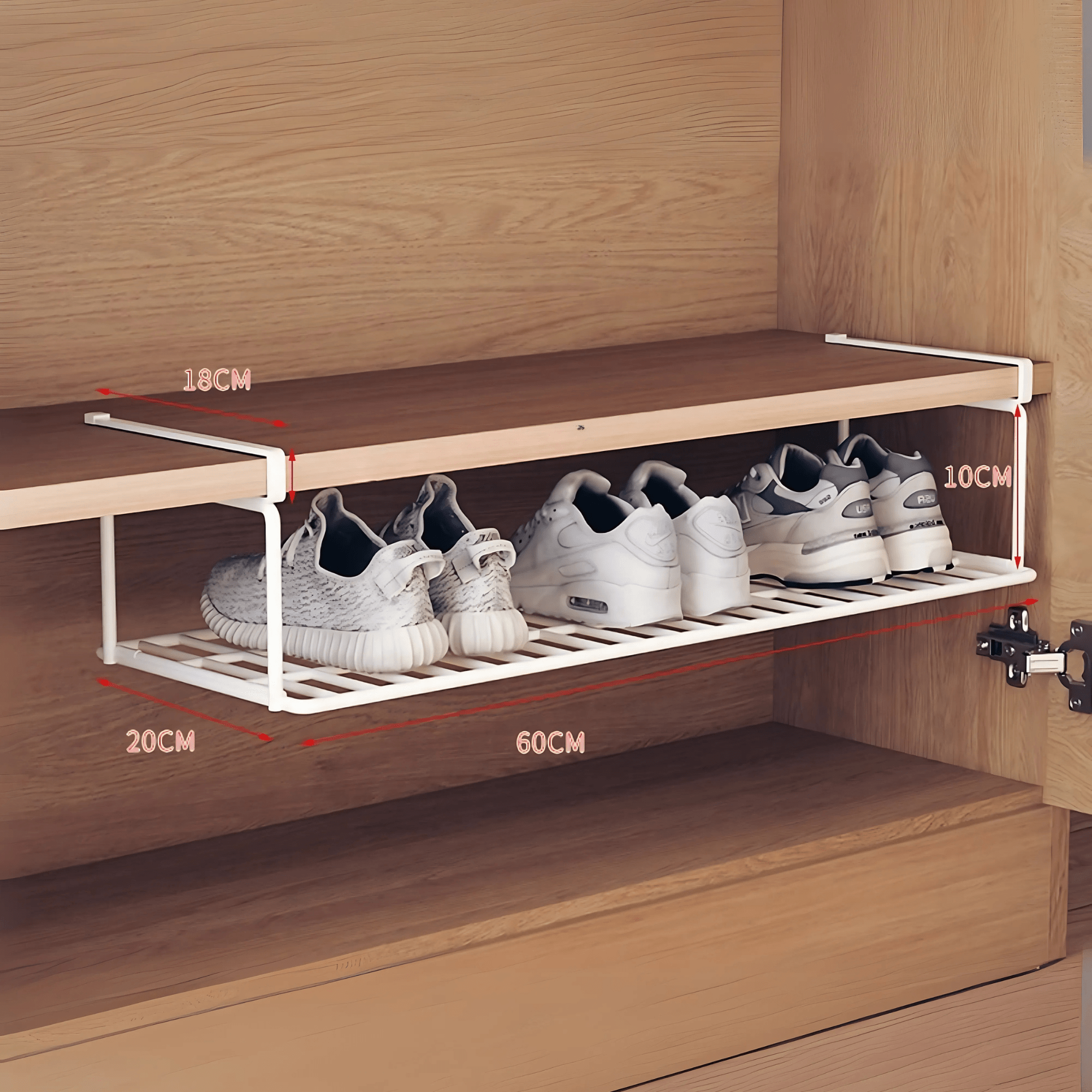 Under-Shelf Hanging Storage Rack