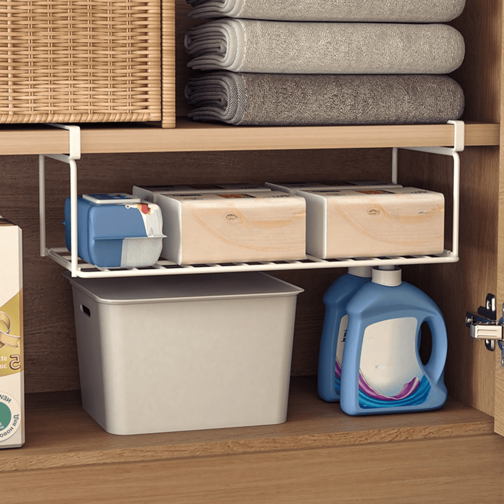 Under-Shelf Hanging Storage Rack