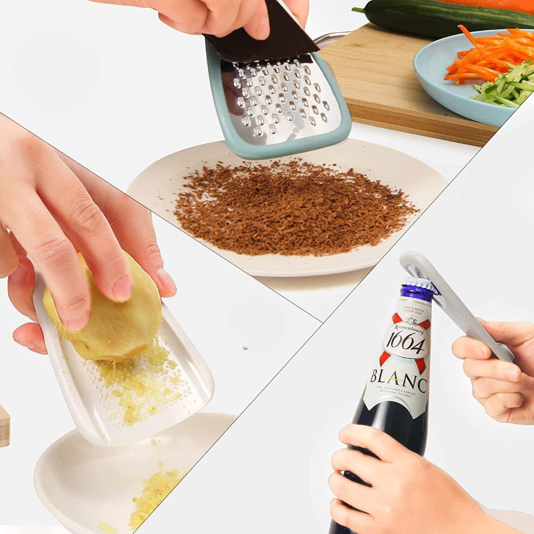 Stackable Space-Saving 5-Pieces Kitchen Tools Set