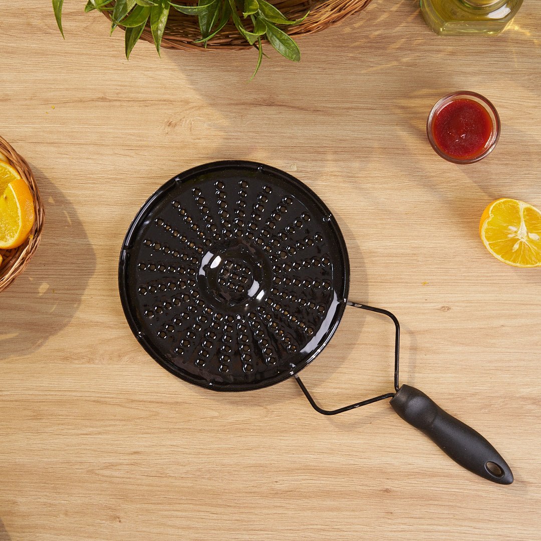 Thermal Anti-Burn Black Cooking Plate
