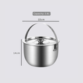 Ultra-Steel Oil Strainer Pot With Handle