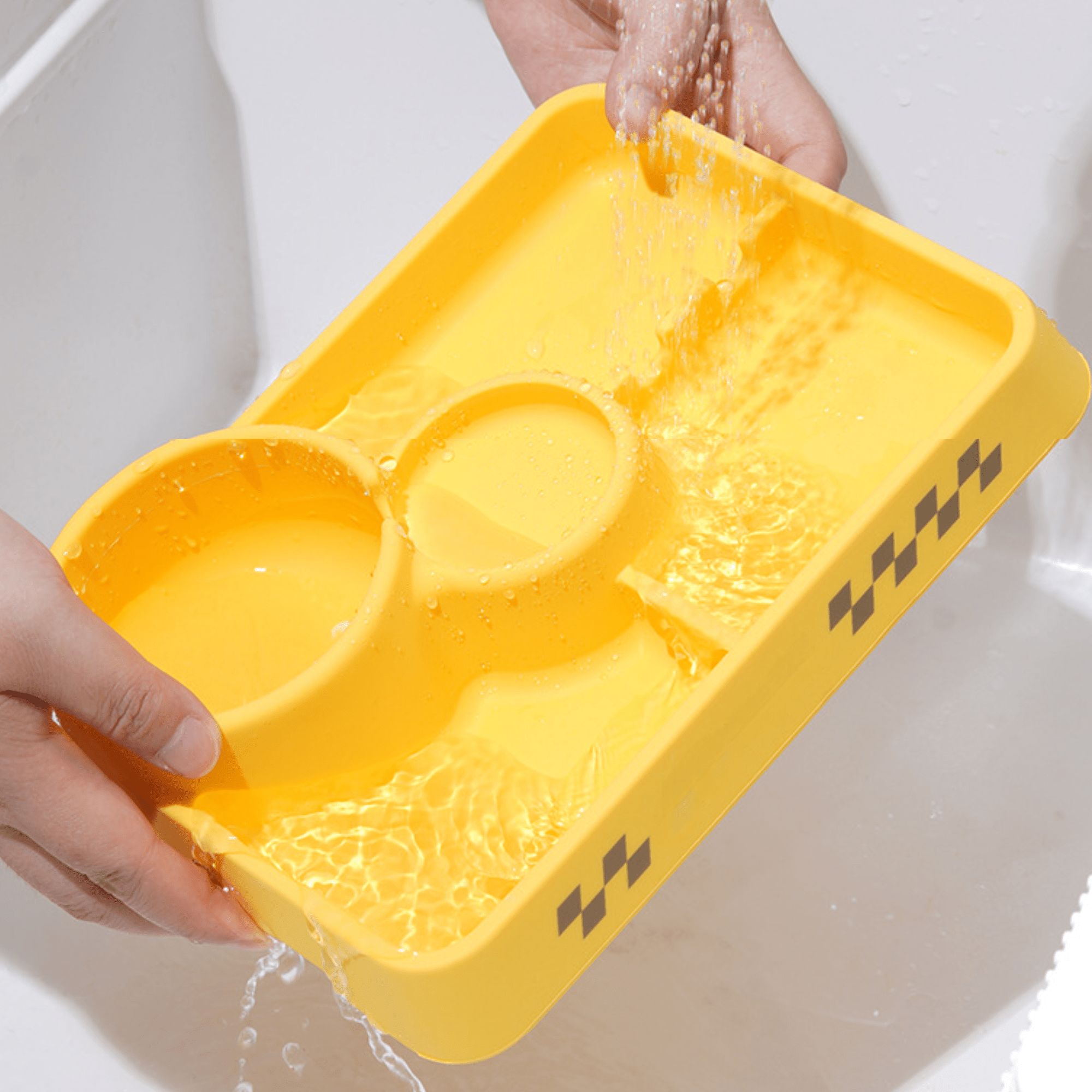 Baby Feeding Construction Themed Dinnerware Plate with Tractor Utensils