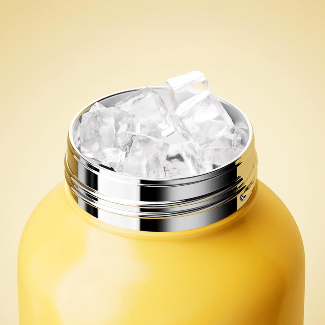 Stainless Steel Vacuum Insulated Water Thermos with Straw(1000ml)