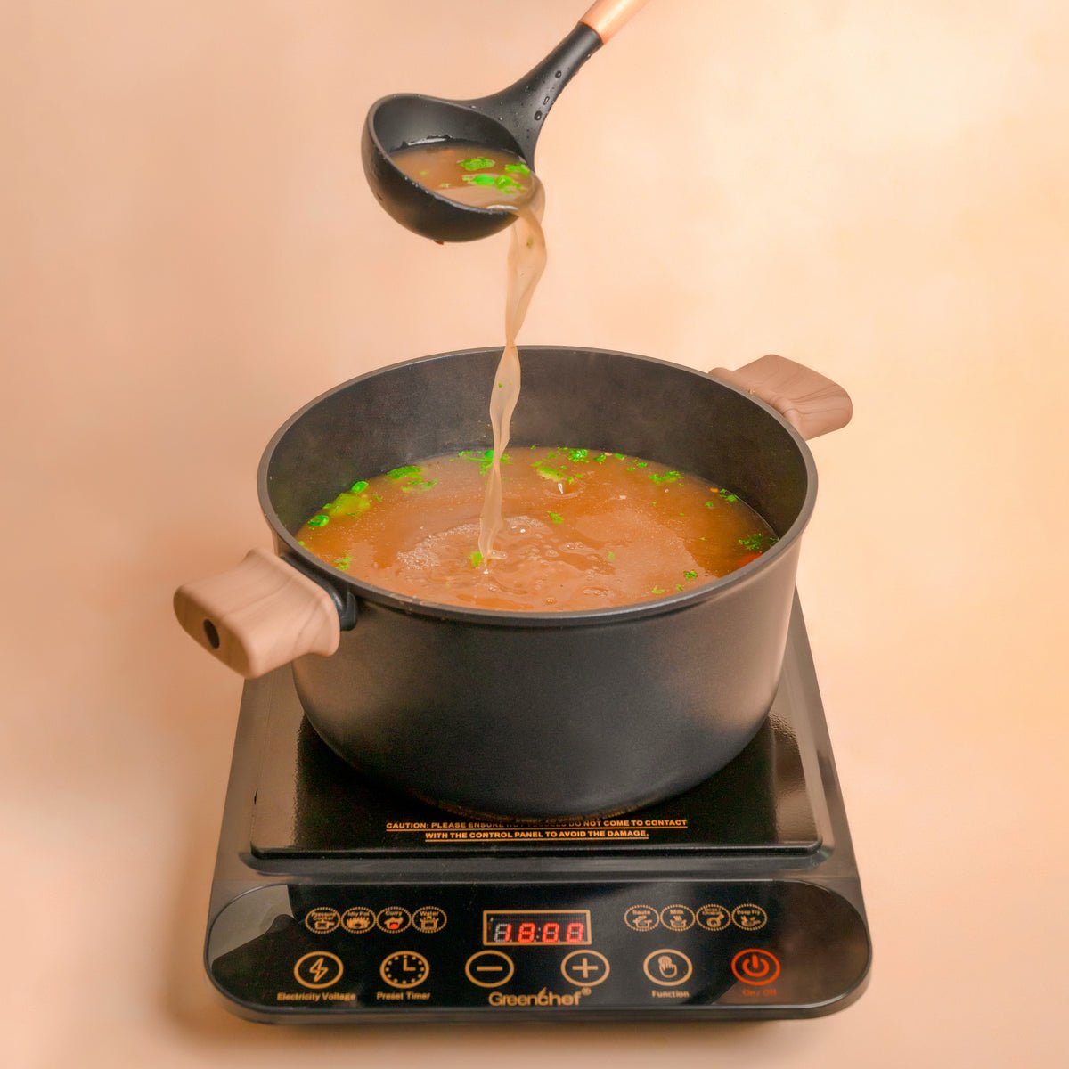 Titanium Non-Stick Soup Pot with Lid (24cm)