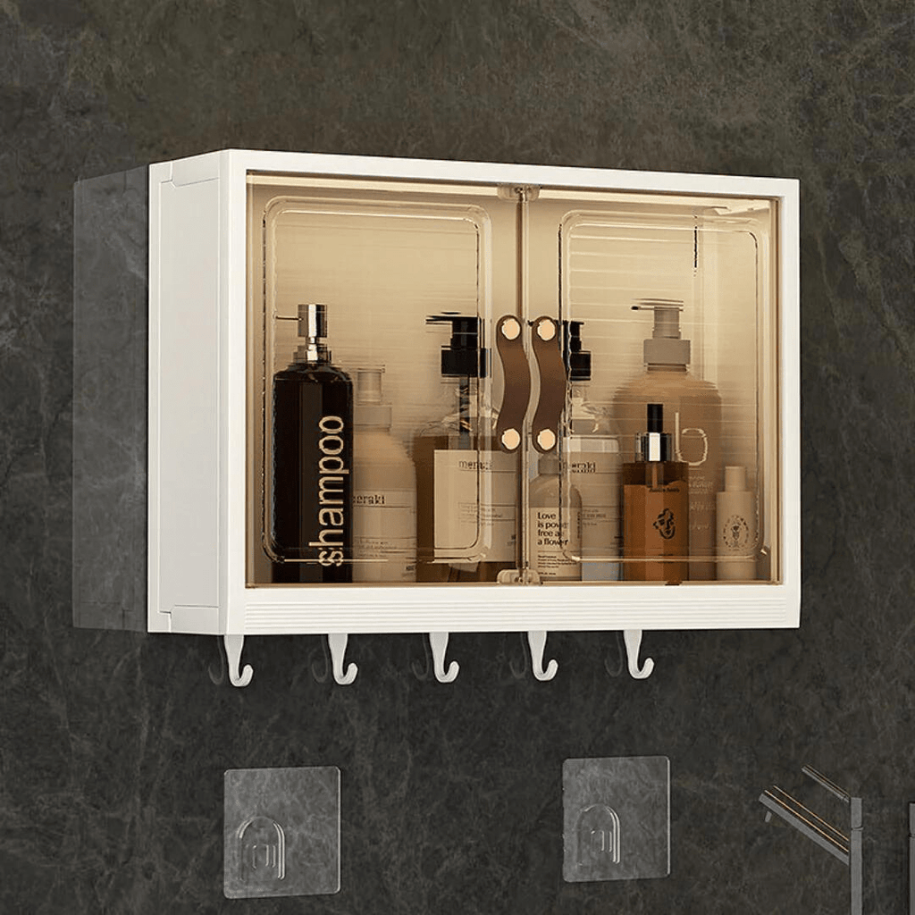 Bathroom Wall Hanging Shelf Storage Cabinet (45cm)