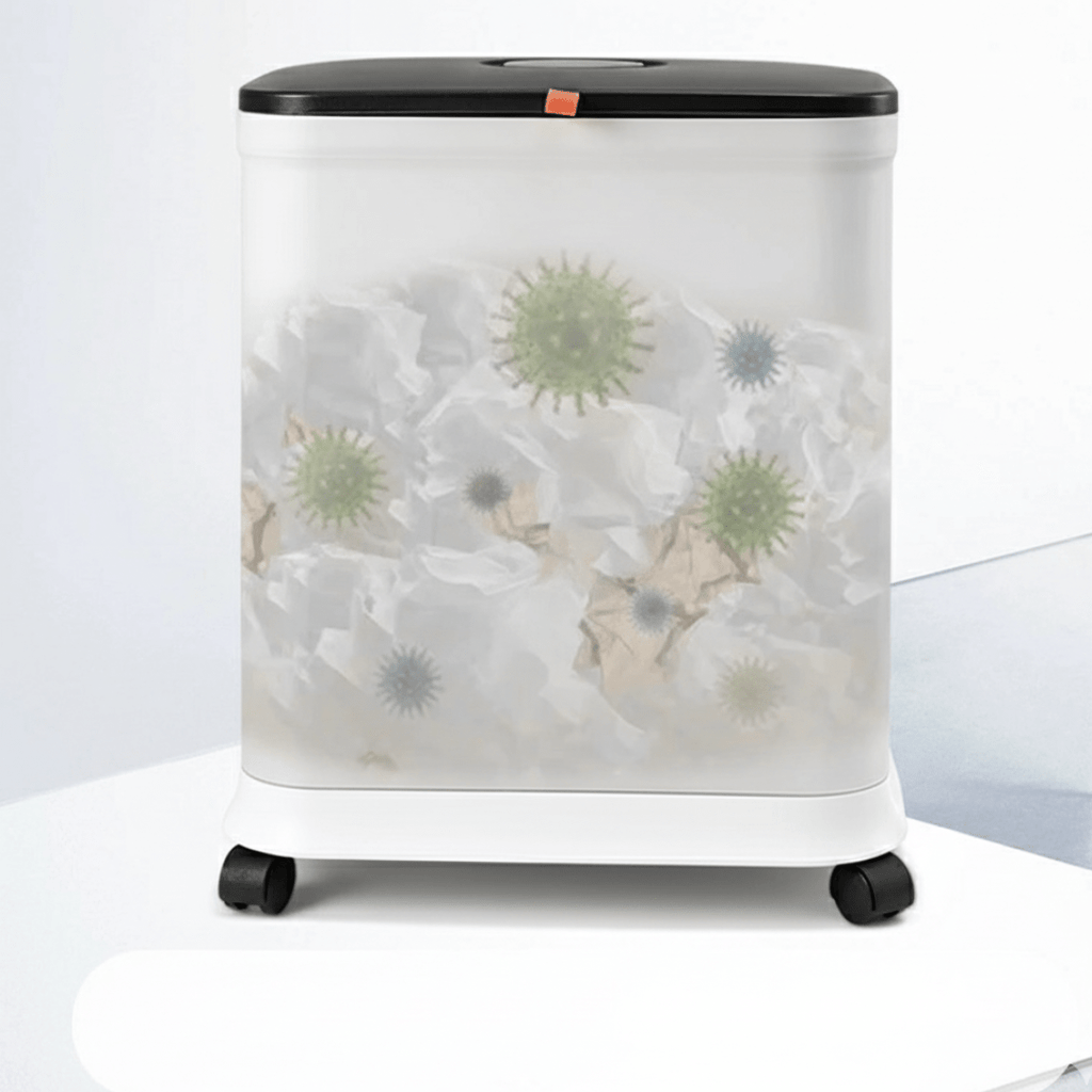 Adjustable Lifting Trash Can with Wheels and Sealed Lid(45L)