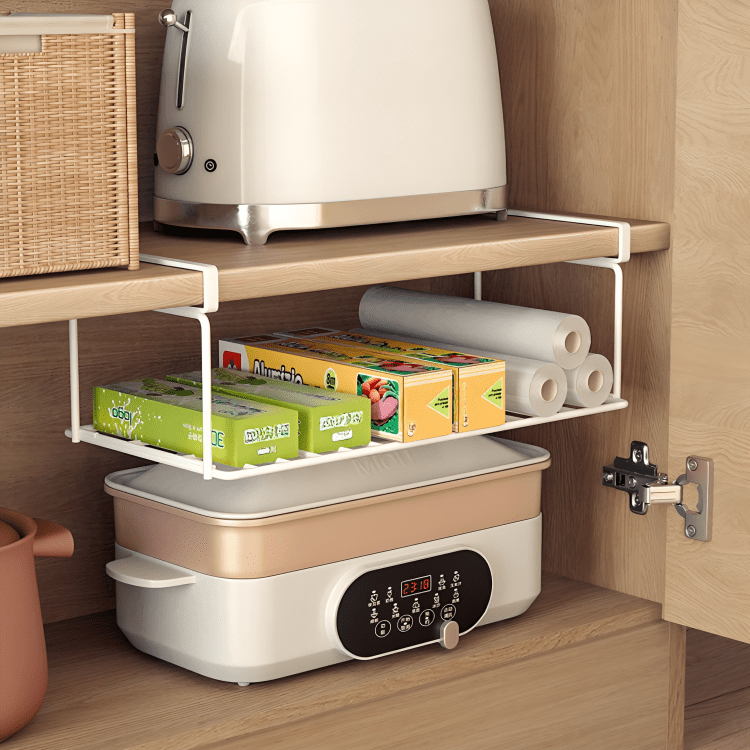 Under-Shelf Hanging Storage Rack