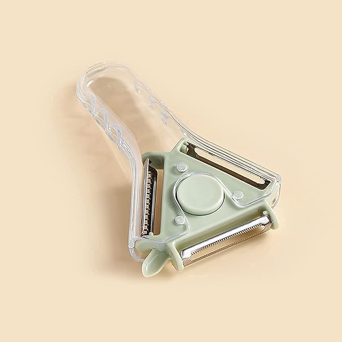 3-in-1 Fruit & Veggie Peeler with Ergonomic Handle