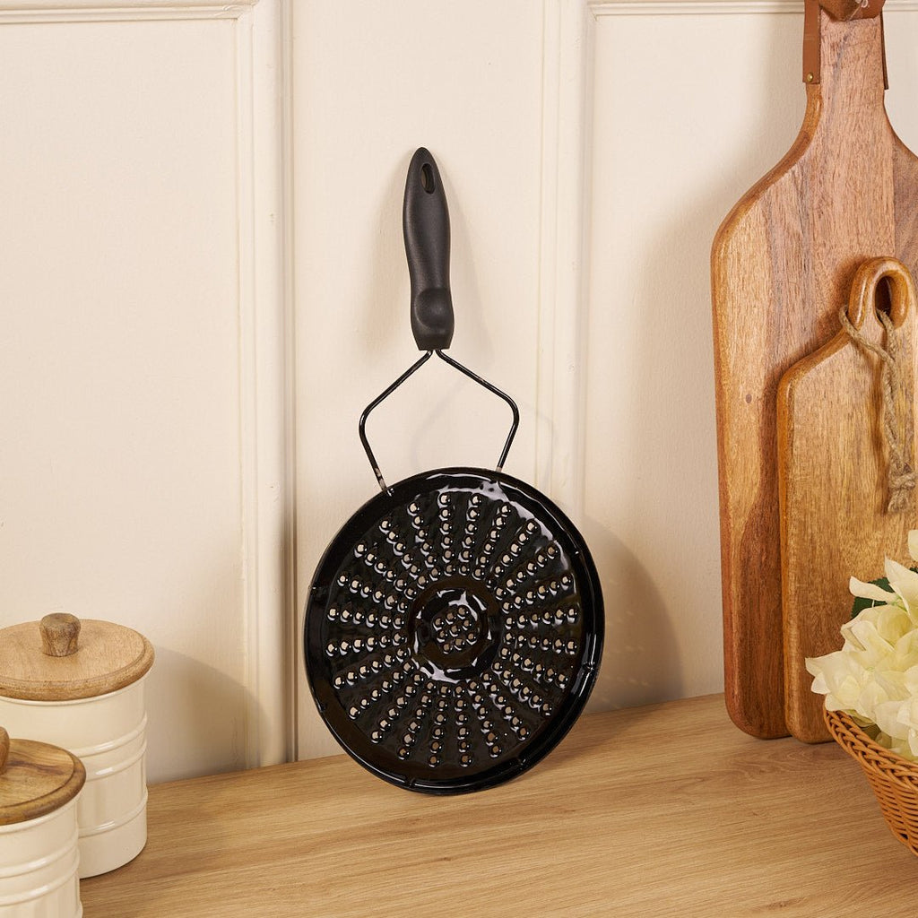 Thermal Anti-Burn Black Cooking Plate