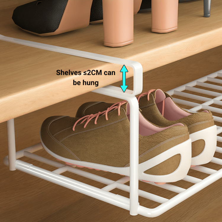 Under-Shelf Hanging Storage Rack