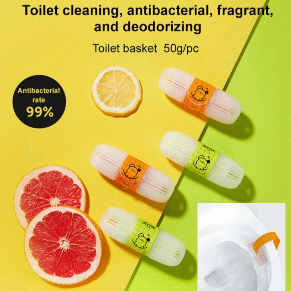 Auto Toilet Cleaning Basket