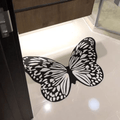 Anti-Slip Butterfly-Themed Diatom Mud Floor Mat
