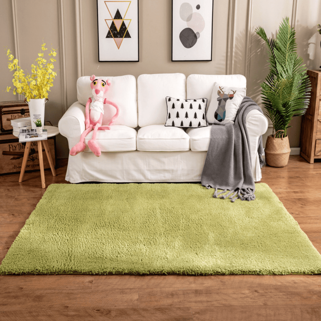 Ultra-Soft Silk Wool Living Room Carpet