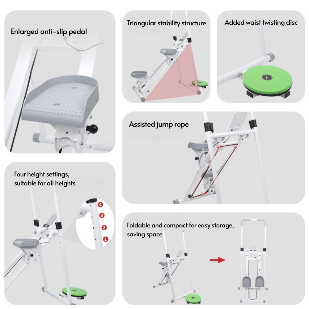 Adjustable Home Stair Stepper Full Body Workout Machine
