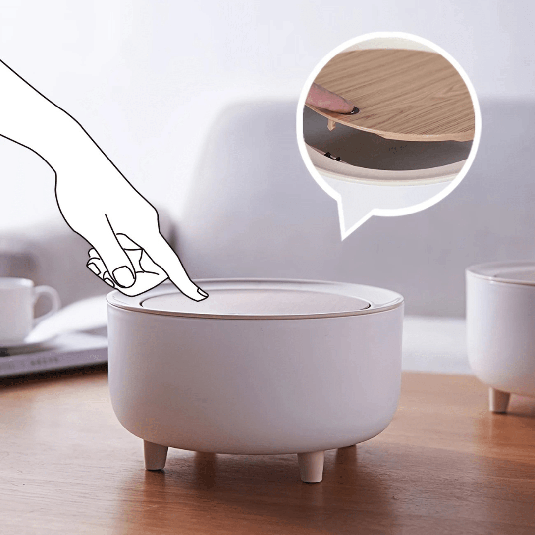 Versatile Desktop Small Trash Can