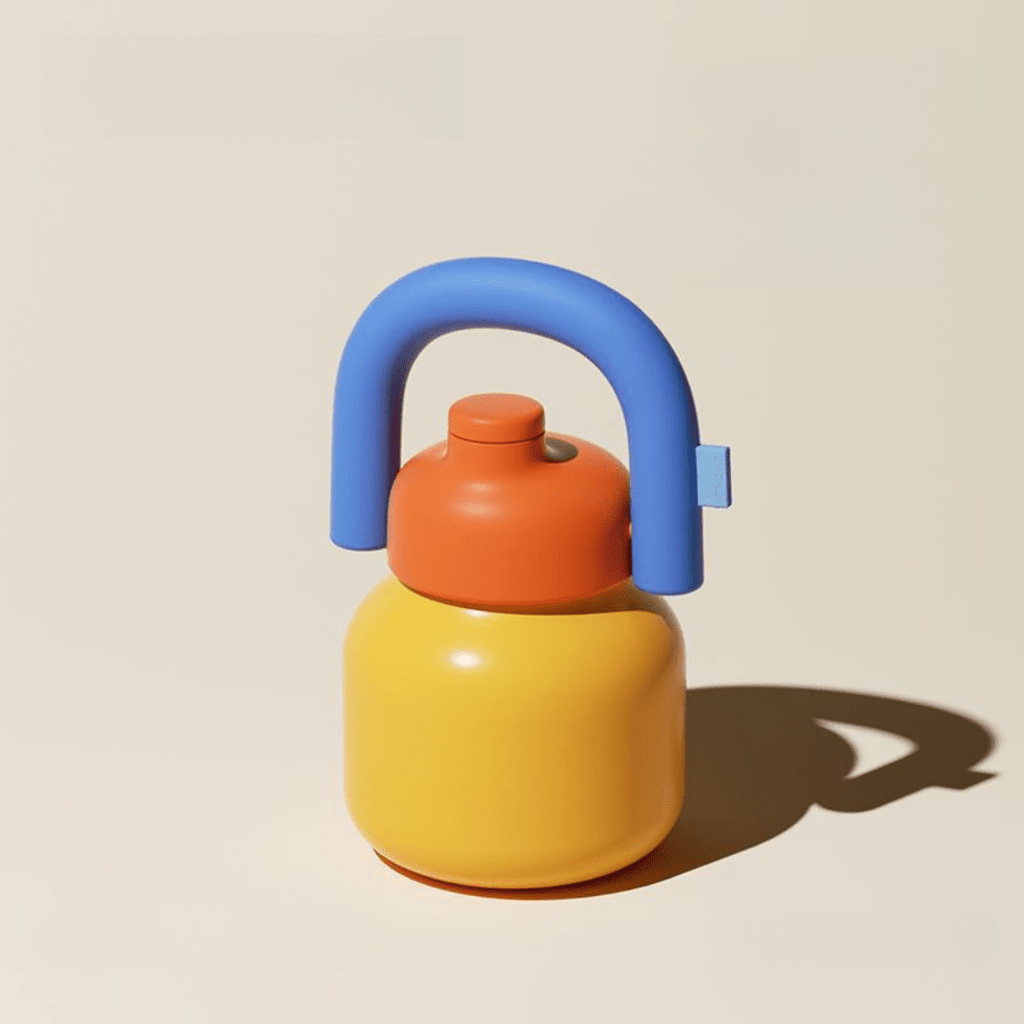 Stainless Steel Vacuum Insulated Water Thermos with Straw(1000ml)