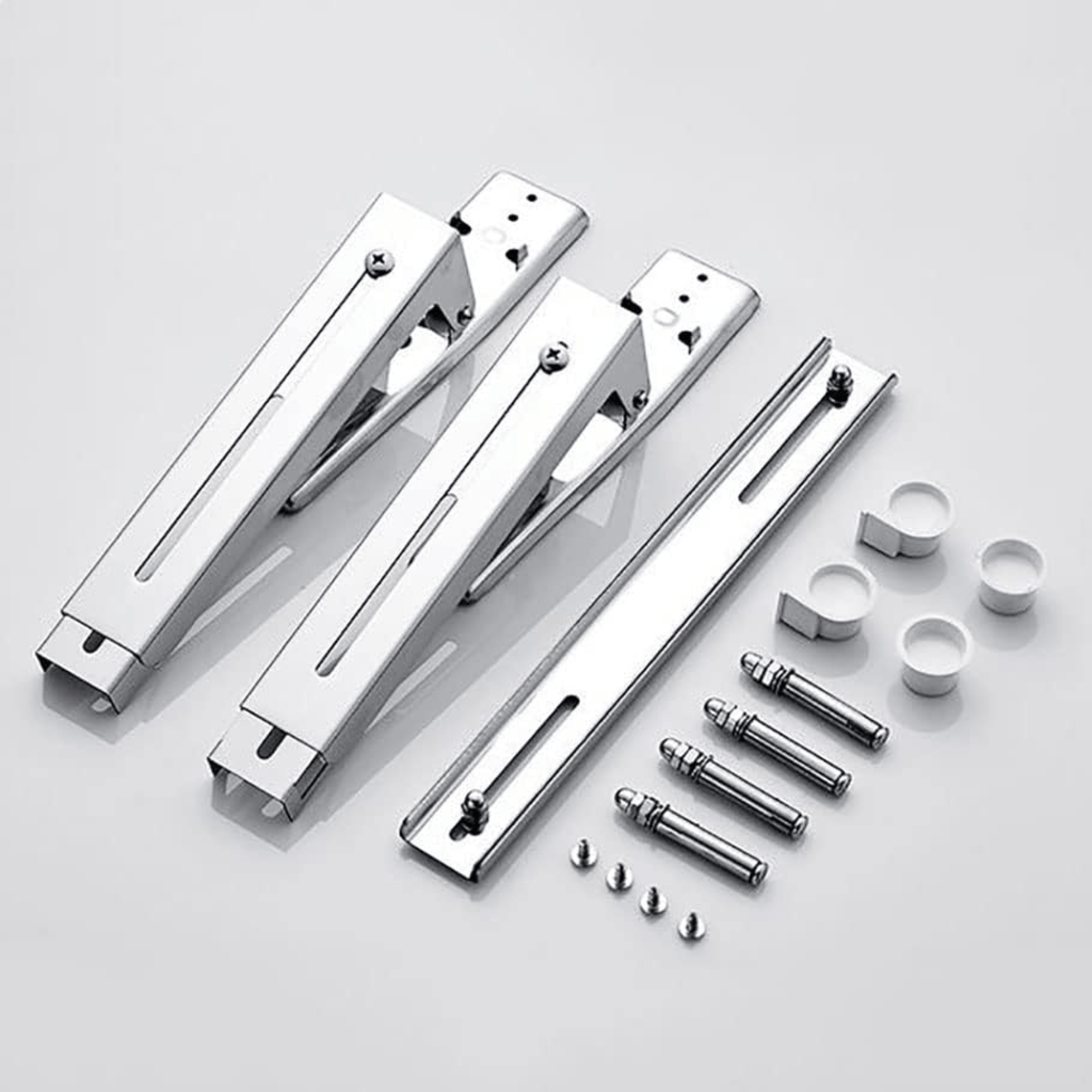 Adjustable Wall-Mounted Stainless Steel Microwave Oven Rack Shelf