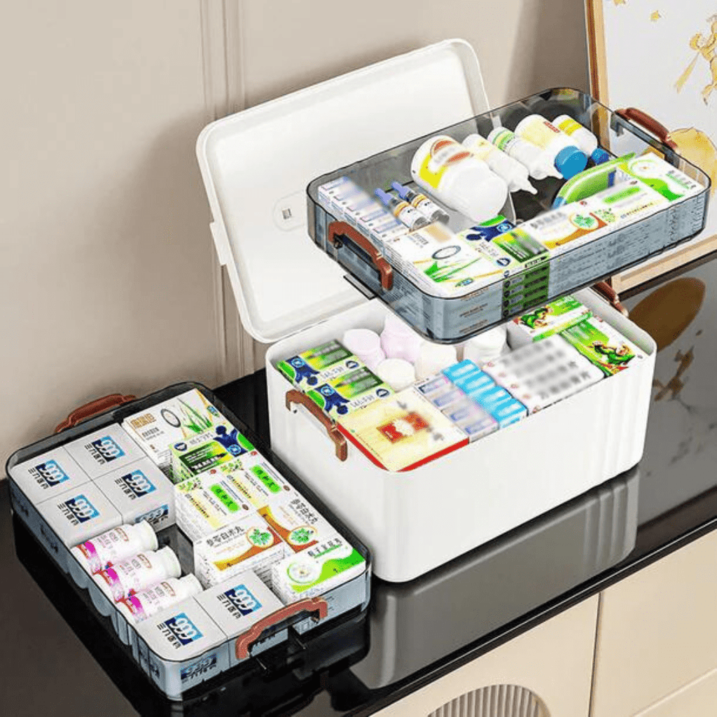 3-Tier Multi-Purpose Medicine Storage Organizer