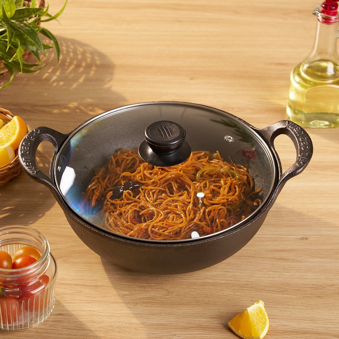 Cast Iron Gourmet Cooking Kadai