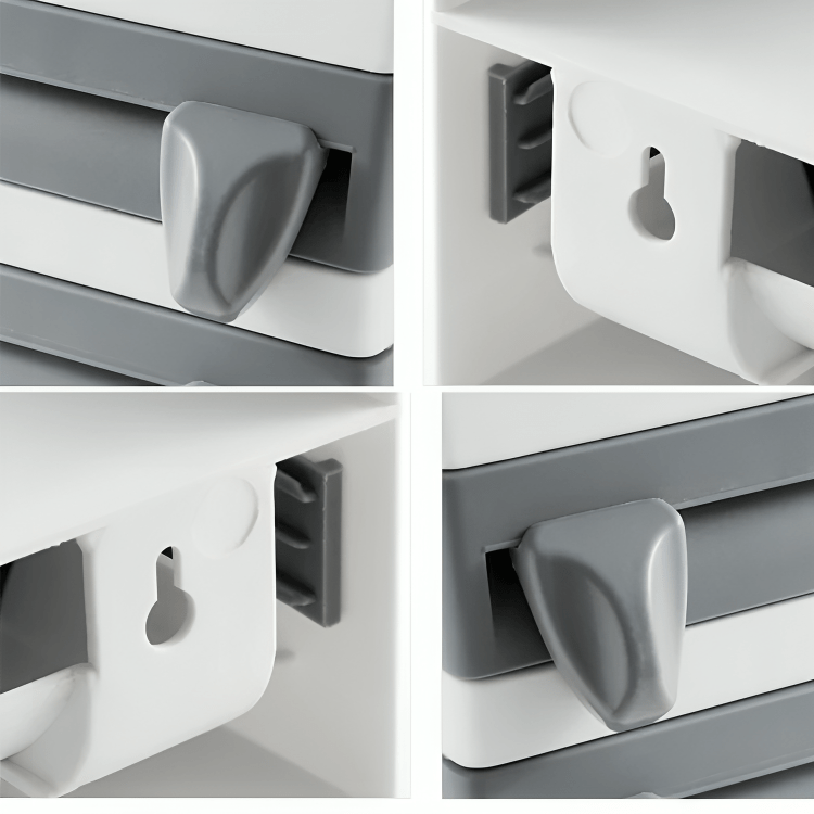 Wall-Mounted Wrap Cutter And Paper Towel Rack