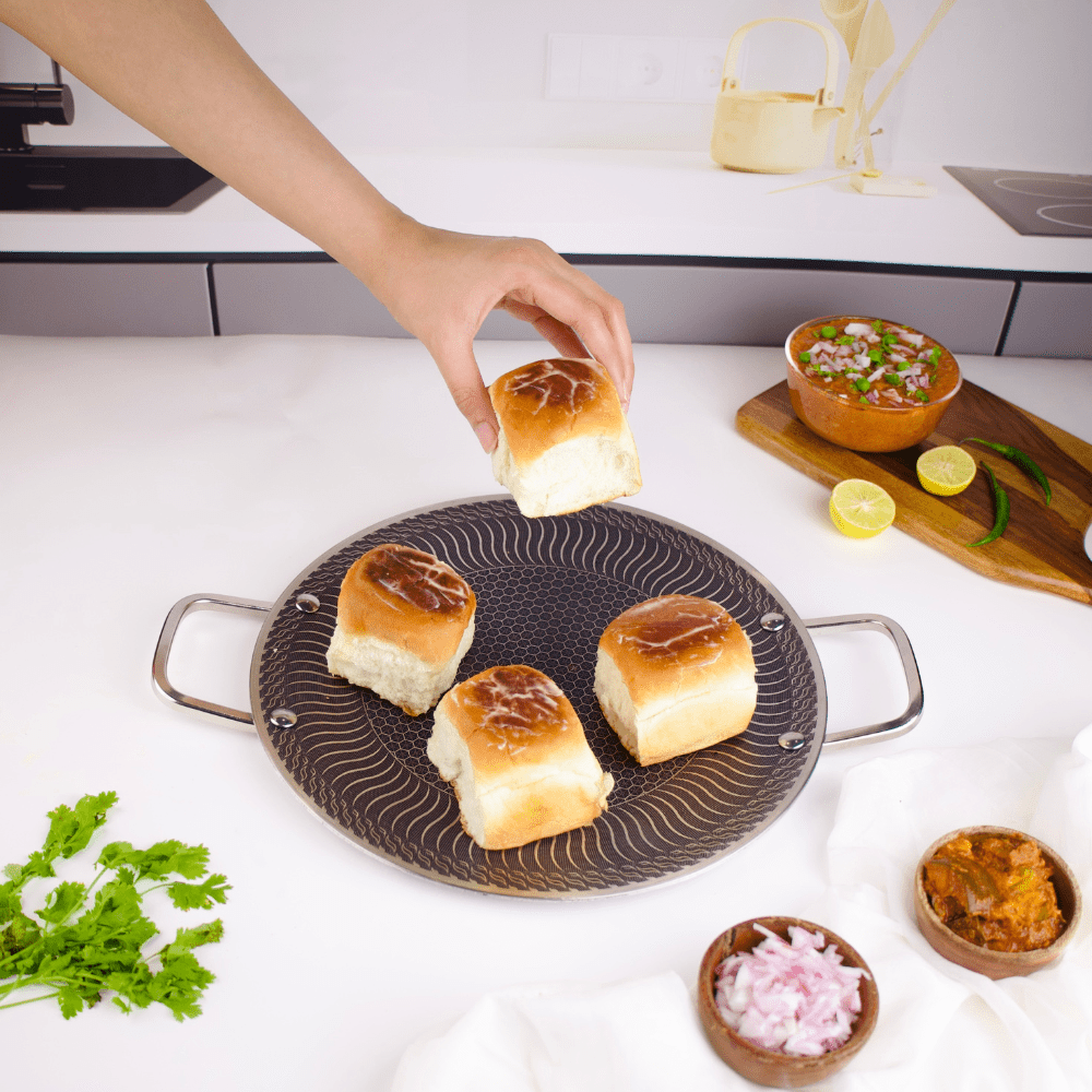 Stainless Steel Honeycomb Multi-Purpose Pan & Tray with Handle (30cm)