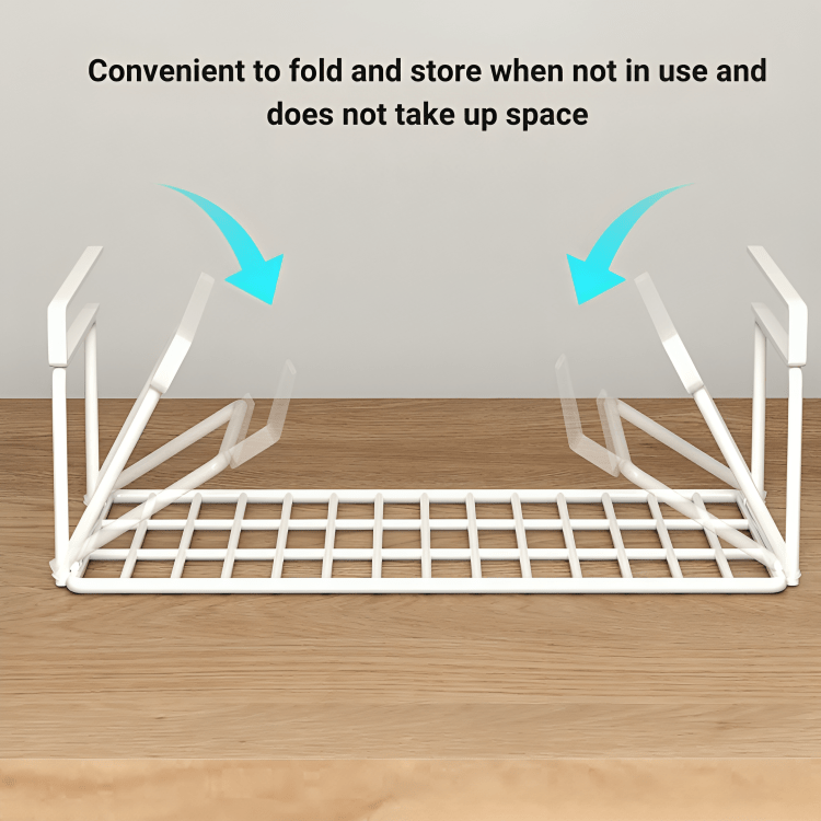 Under-Shelf Hanging Storage Rack
