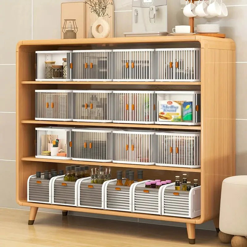 Versatile Transparent Folding Storage Shelf