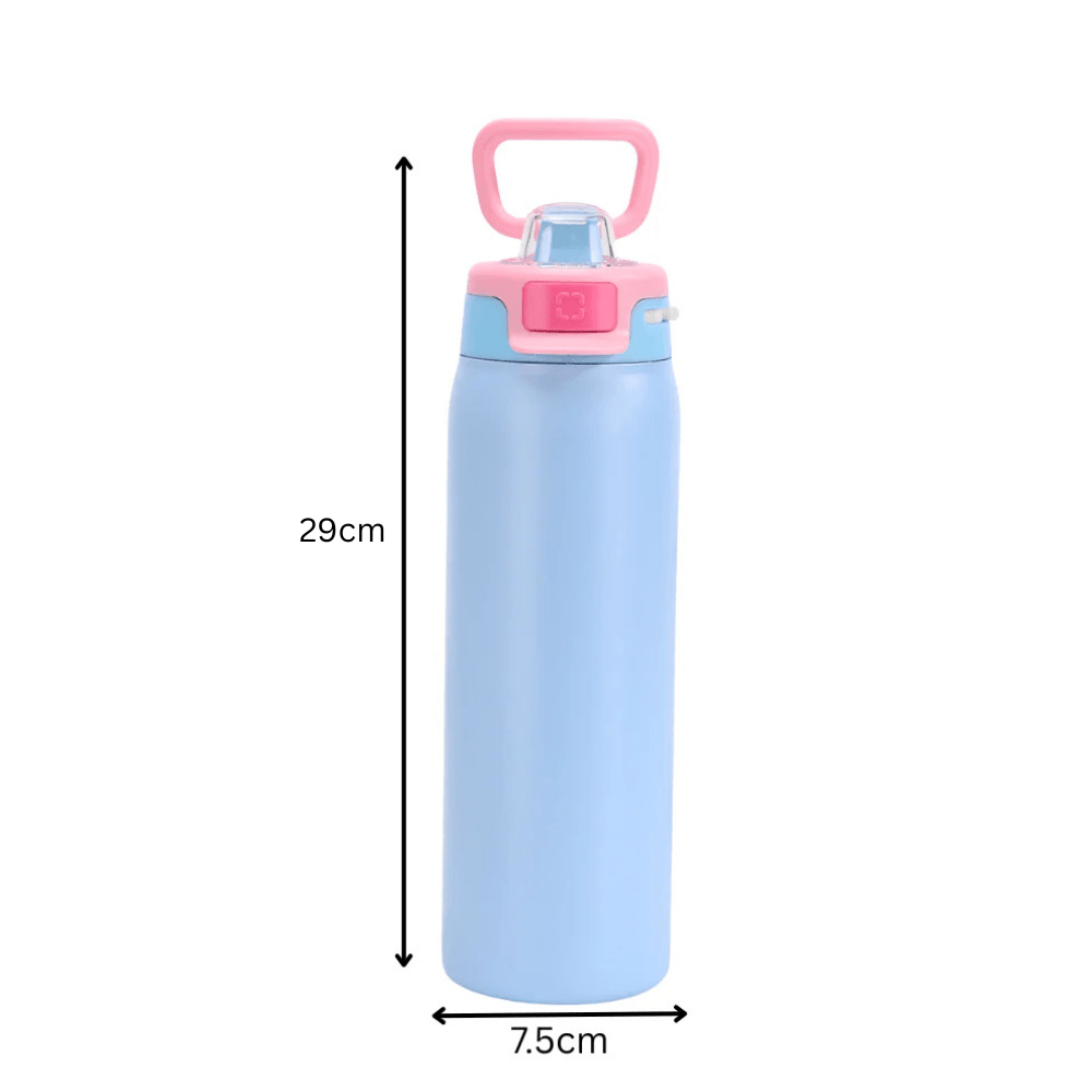 Stainless Steel Thermos Water Bottle with Leakproof Quick Fill Lid (950ML)