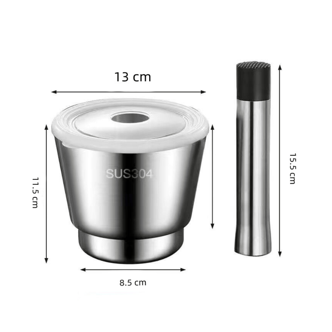 Stainless Steel Spice Mortar and Pestle with Rammer