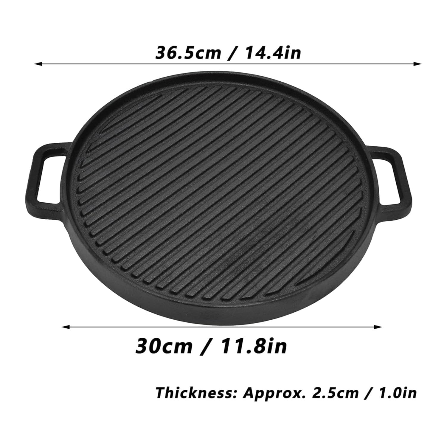Versatile Grill Cast Iron Non-Stick Grill Pan