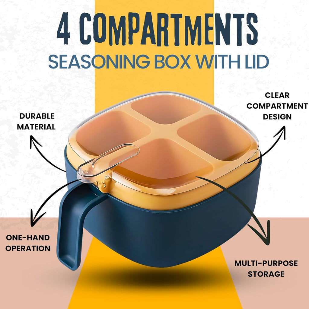 4-in-1 Clear View Spice Organizer