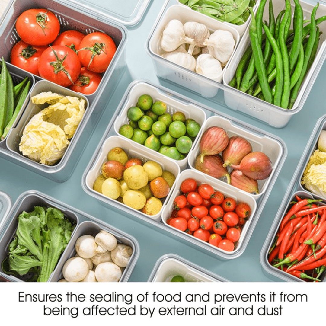 Airtight Storage Containers With 4 Compartments