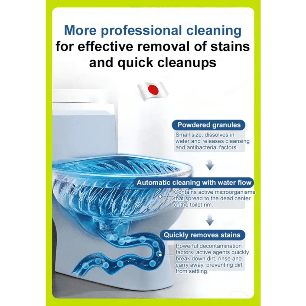 Auto Toilet Cleaning Basket