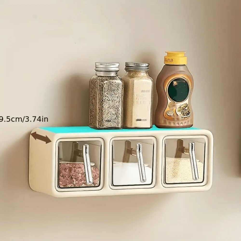 Wall-Mounted Seasoning Box Set