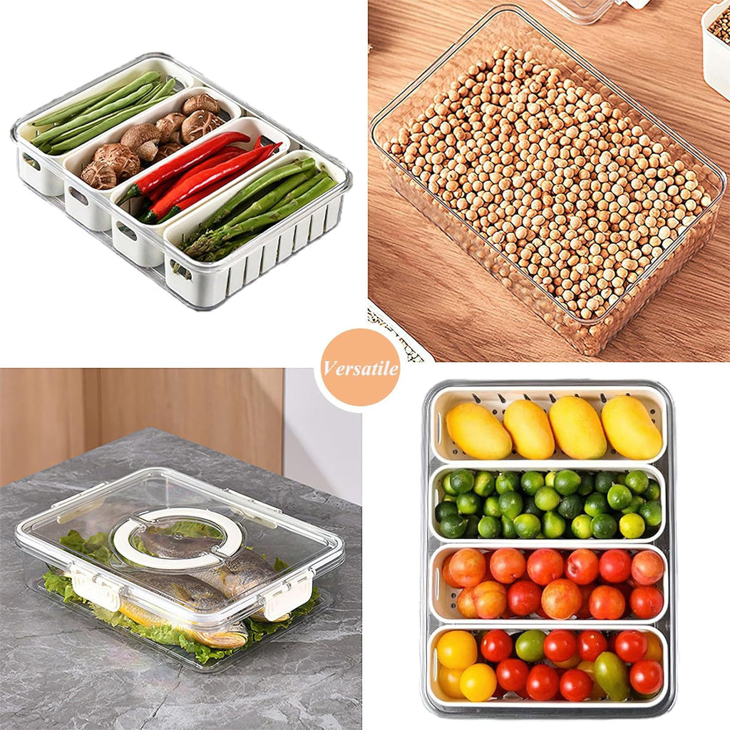 4 Compartment Airtight Container