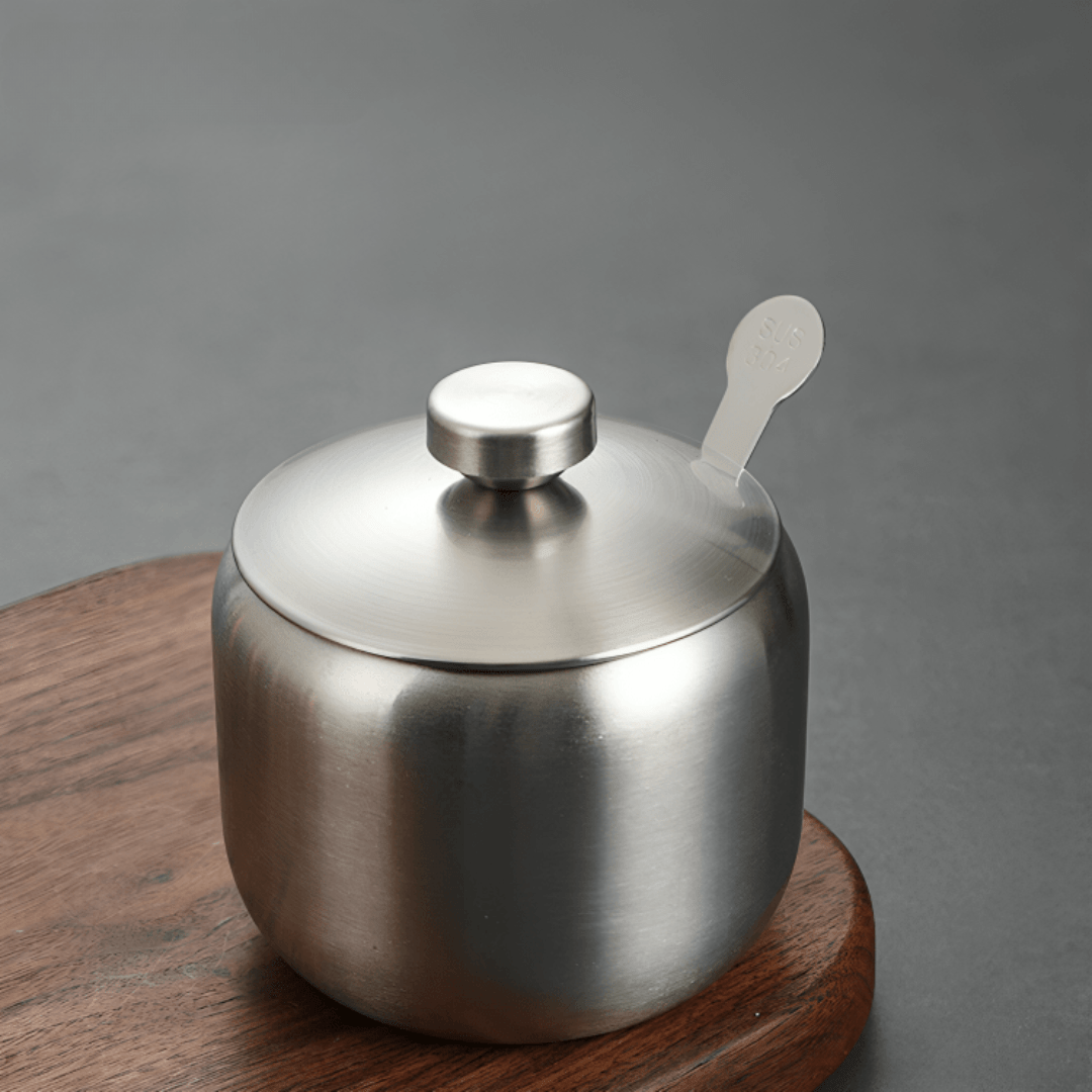 Stainless Steel Multifunctional Seasoning Jars (250 ml)