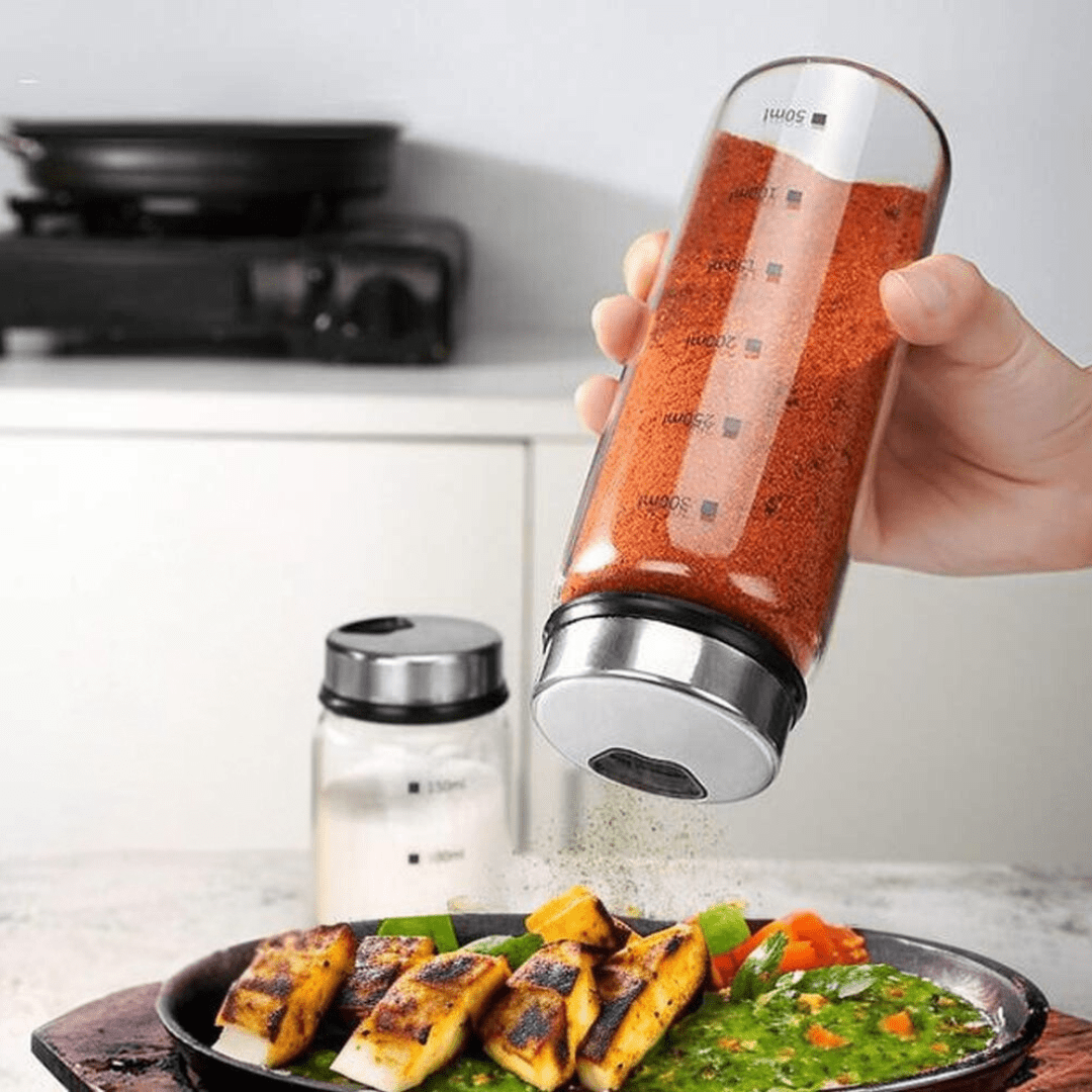 Stainless Steel Multi-Use Storage Dispenser with Adjustable Pours