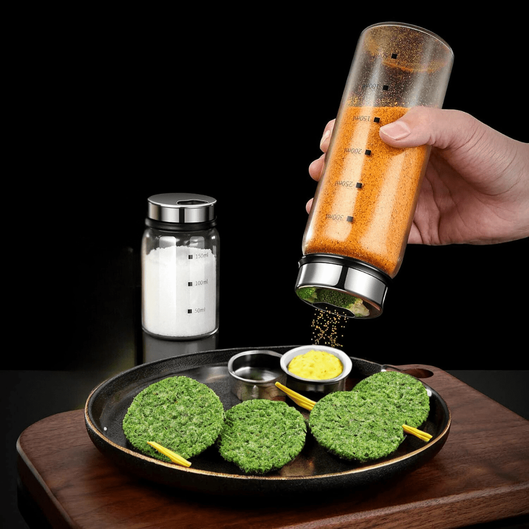 Stainless Steel Multi-Use Storage Dispenser with Adjustable Pours